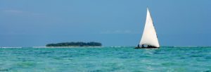 Zanzibar island dhow boat